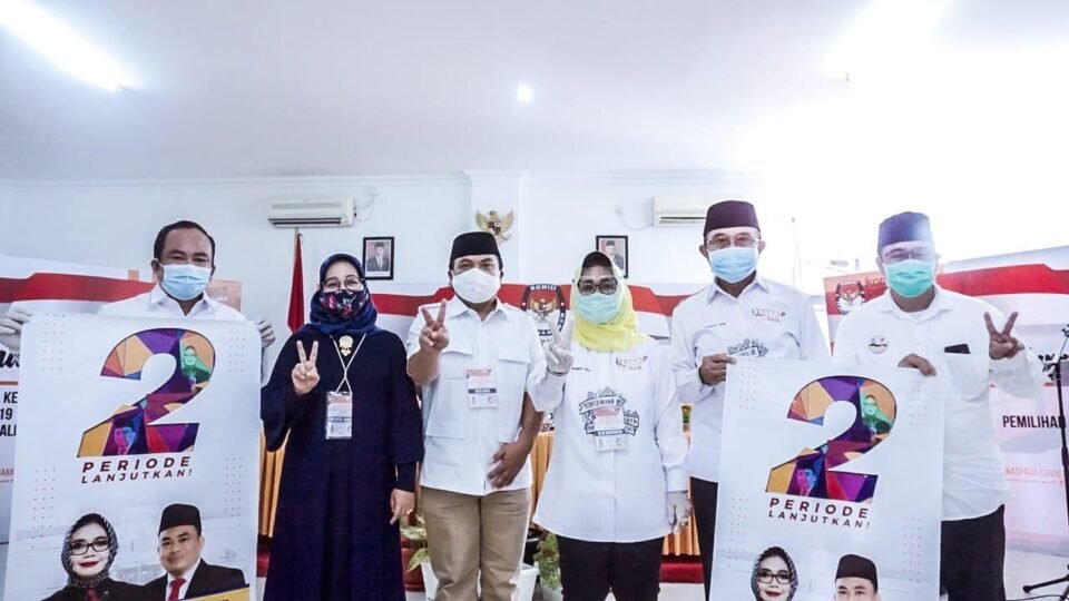 Pasangan Calon Wali Kota dan Calon Wakil Wali Kota Bontang Neni-Joni