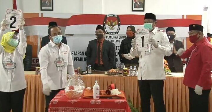 Pengundian Nomor Urut Pilkada Bontang