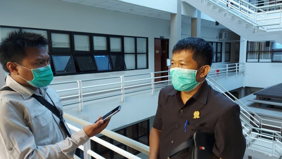 Raking Ketua komisi I DPRD Bontang (foto: Sukri)