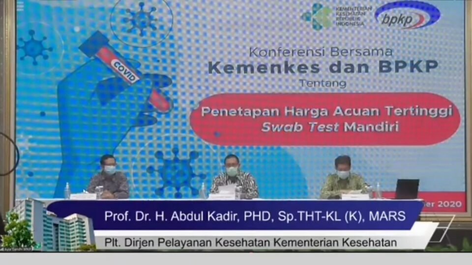 Konfrensi Pers Kemenkes