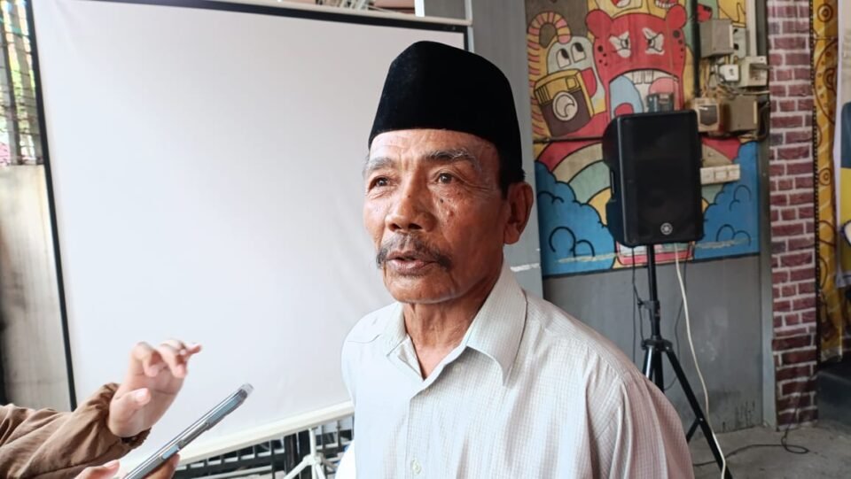 Teks: Ketua Sekaligus Pendiri Paguyuban Reog Singo Joyo Mulyo, Sarjimun.