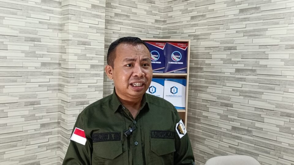 Teks: Ketua Bidang Hukum dan Advokasi Jaringan Media Siber Indonesia Kalimantan Timur (Kaltim) Paulinus Dugis.