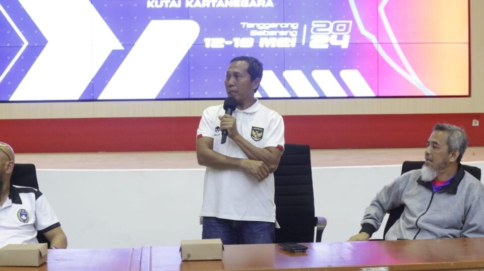 Teks: Kepala Bidang (Kabid) Peningkatan Prestasi Dispora Kukar, Zukran.
